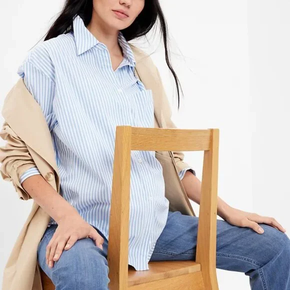 Maternity Inset Panel Cheeky Straight Jeans - Picture 3 of 7